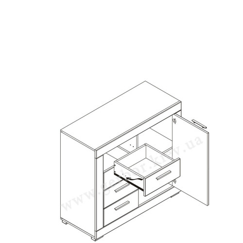 Фото наполнения комода GRAY GR2 BOGFRAN