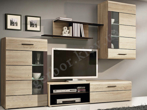 Фото тумбы под телевизор 1D SOLO VMV Holding в интерьере гостиной