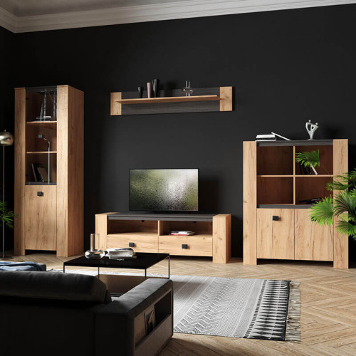 Фото полиці ШЕЛБІ POL150 Гербор в інтер'єрі вітальні