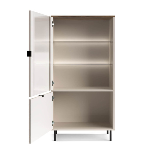 Фото низької вітрини EVO 1D1W MEBELBOS – вигляд спереду наповнення