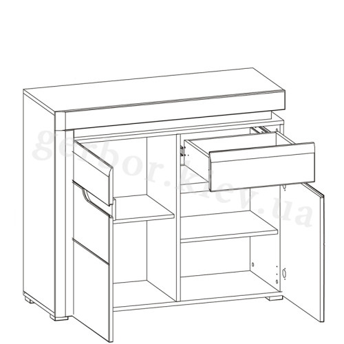 Фото наполнения тумбы IRMA IM3 BOGFRAN