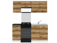 JUNONA LINE 170 ZBL Кухня BRW делано світлий JUNONA LINE 170 ZBL Кухня BRW делано світлий