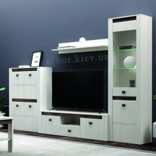 Фото полиці СЕЛЕНА POL155 Гербор в інтер'єрі вітальні