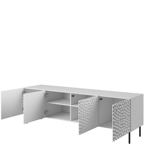 Фото тумби ТВ 190 HOLE CAMA MEBLE білий – наповнення