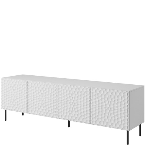 Фото тумби ТВ 190 HOLE CAMA MEBLE білий – вигляд збоку