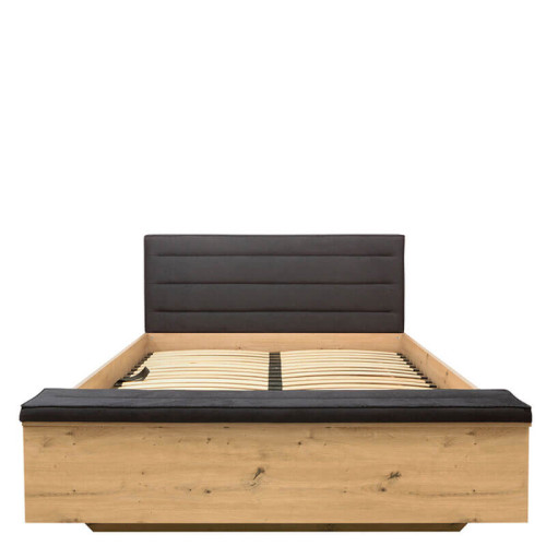 Фото кровати OSTIA LOZ/140/B BRW – вид спереди