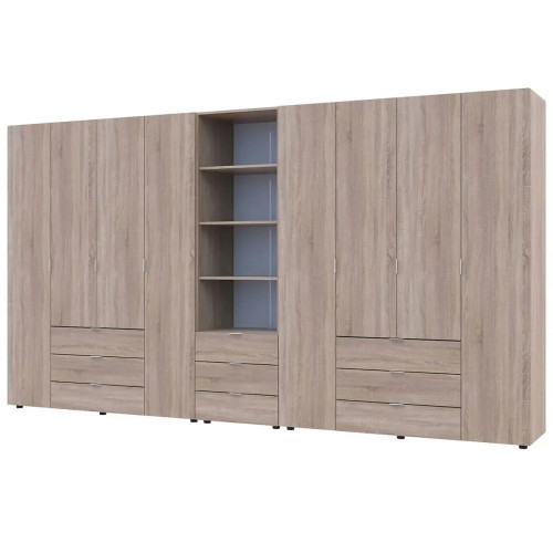 Фото шафи 4+4 ДСП з пеналом ГЕЛАР ДОРОС (DOROS) дуб сонома