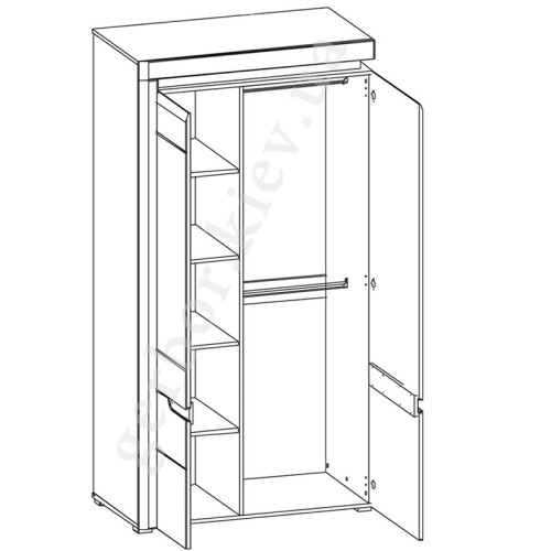 Фото наполнения шкафа 2D IRMA IM9 2D BOGFRAN