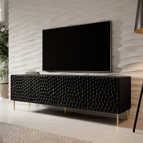 Фото тумби ТВ 190 HOLE CAMA MEBLE чорний