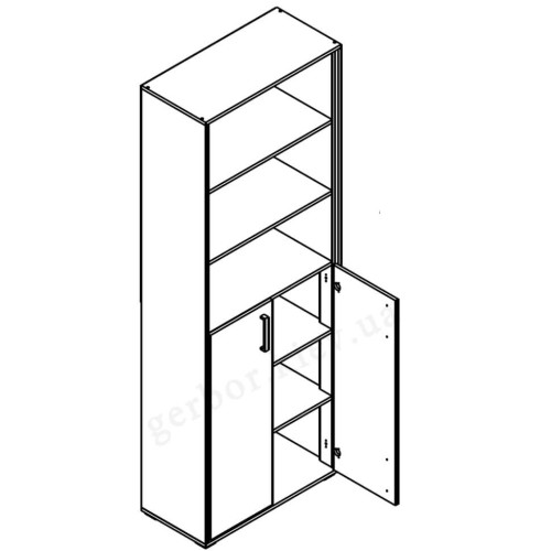 Фото пеналу ПРАЙМ REG2D80 Гербор – схема наповнення