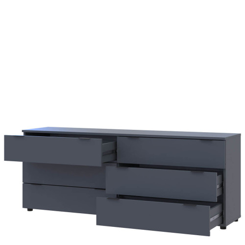 Фото комода РОН 9 6Ш ДОРОС (DOROS) графіт – наповнення