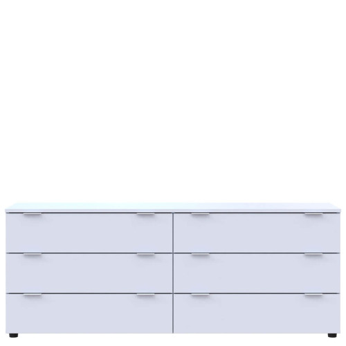 Фото білого комода РОН 9 6Ш ДОРОС (DOROS) – вигляд спереду