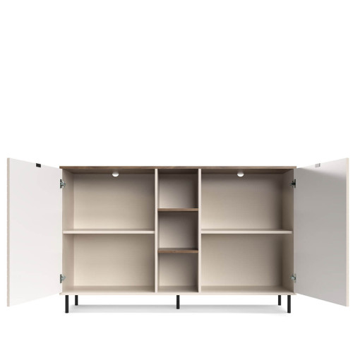 Фото комода з полицями EVO 2D MEBELBOS –вигляд спереду наповнення