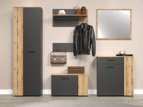 Фото тумби ESTEBAN 2D1S MEBELBOS в інтер'єрі передпокою