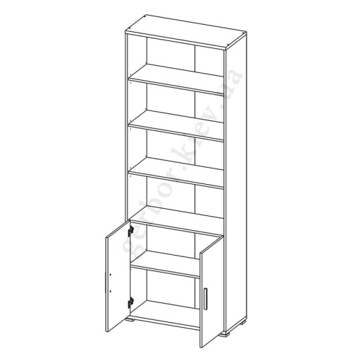 Фото пеналу відкритого КАБІ REG 2D/220 Гербор - схема наповнення