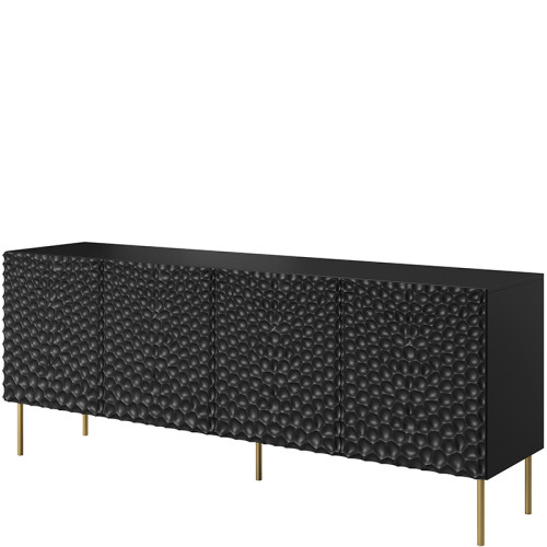 Фото комоду 190 HOLE CAMA MEBLE чорний – вигляд збоку