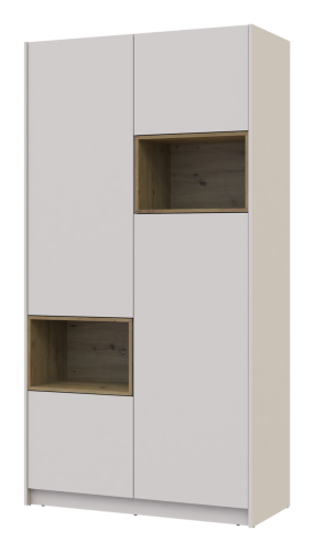 Фото шафи 2 ДСП ДЕЙЛ ДОРОС (DOROS) кашемір / дуб артизан