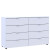 Фото білого комода РОН 8 8Ш ДОРОС (DOROS) – вигляд збоку