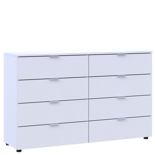 Фото білого комода РОН 8 8Ш ДОРОС (DOROS) – вигляд збоку