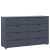 Фото комода РОН 8 8 Ш ДОРОС (DOROS) графіт – вигляд збоку