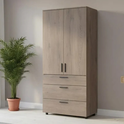 Фото шафи ТОРН 2 ДСП/3Ш полиці ДОРОС (DOROS) кремона канноло в інтер'єрі