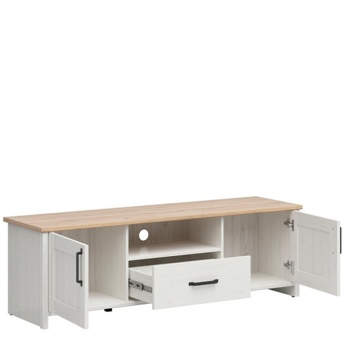 Фото тумбы ТВ RTV2D1S LOKSA BRW – наполнение