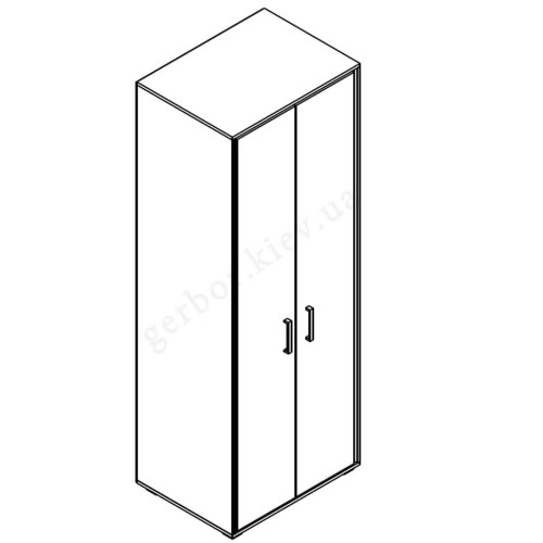 Фото комбінованої шафи ПРАЙМ  SZF2DC Гербор – схема