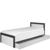 GRAY GR13 Кровать 90 LIVEO BOGFRAN GRAY GR13 Кровать 90 LIVEO BOGFRAN