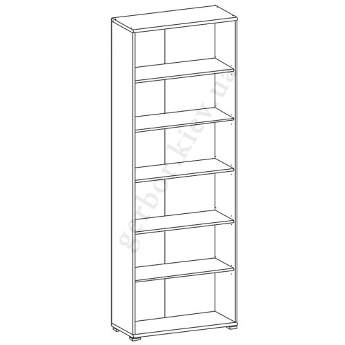 Фото стелажу КАБІ REG 79/220 Гербор - схема
