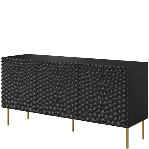 Фото комоду 152 HOLE CAMA MEBLE чорний – вигляд збоку