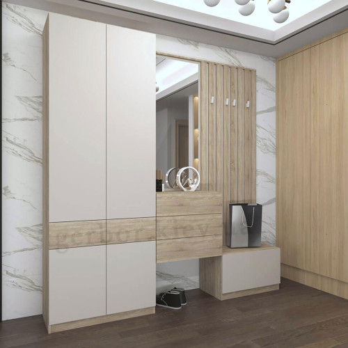 Фото шафи ВЕРТО SZF4D2S Гербор в інтер'єрі передпокою – вигляд збоку