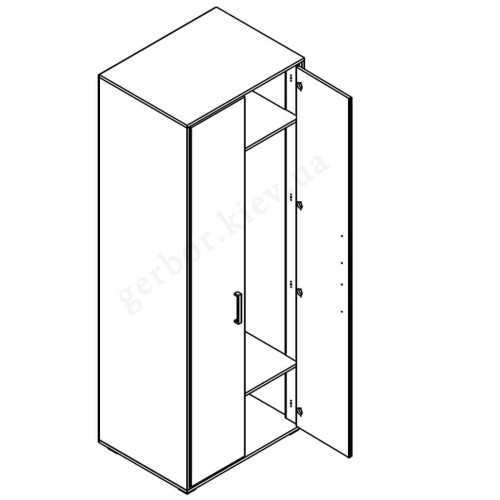 Фото шафи ПРАЙМ  SZF2D Гербор – схема наповнення
