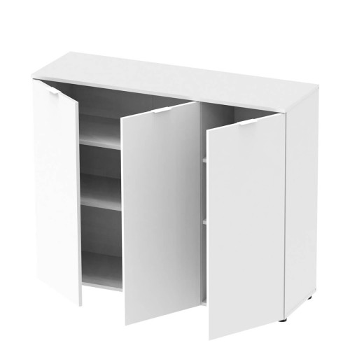 Фото білого комода РОН 6 ДОРОС (DOROS) 3Д – вигляд збоку наповнення