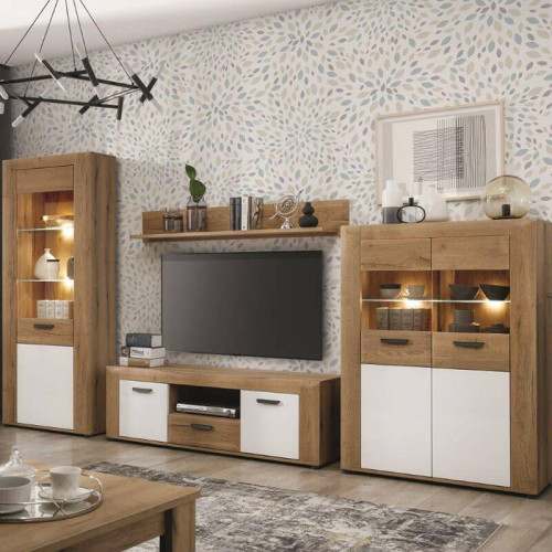 Фото витрины BESTO BT4 BOGFRAN в интерьере гостиной