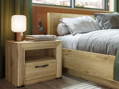 Фото приліжкової тумби SAPORI 1S MEBELBOS в інтер'єрі