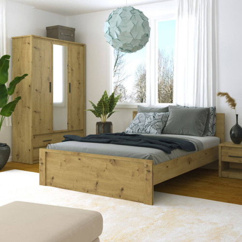 Фото шафи з дзеркалом SZF 3D4S AYSON VMV Holding в інтер'єрі спальні