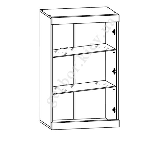 Фото вітальні КЕТЛІН БРВ ВМК – схема навісної вітрини