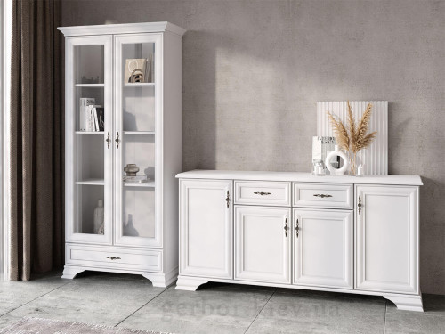 Фото тумби КЕНТУКИ KOM4D2S БРВ в інтер'єрі вітальні