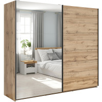 TETRIX Шафа-купе із дзеркалом SZF/220/M BRW TETRIX Шафа-купе із дзеркалом SZF/220/M BRW