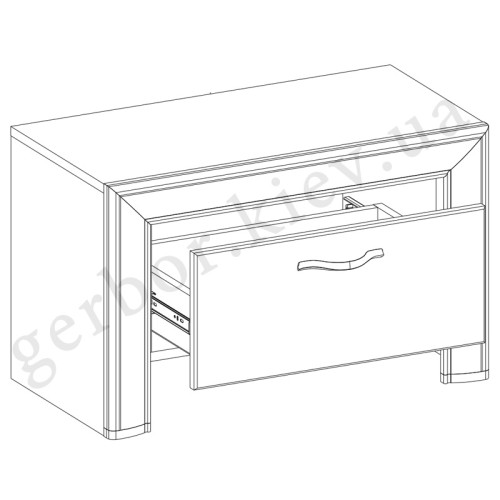 Фото тумби SAPORI 1S MEBELBOS – схема з наповненням