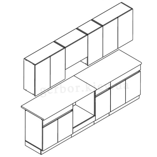 Фото кухні 2,6 ЮЛІЯ Гербор – схема