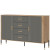 Фото комода DANTE DT09 LIVEO дуб кремона торро / сірий / золоті ручки