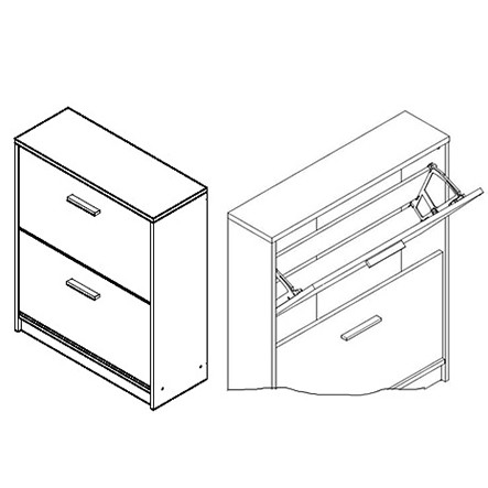 НЕПО Тумба для взуття SFB2K Гербор від фабрики Gerbor-холдинг