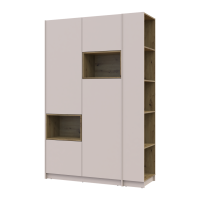 ДЕЙЛ Шафа 2 ДСП з нішею та етажеркою ДОРОС (DOROS)