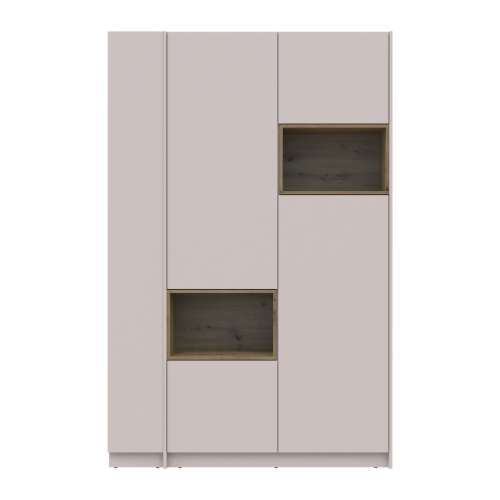 ДЕЙЛ Шафа 2 ДСП з нішею та етажеркою ДОРОС (DOROS)