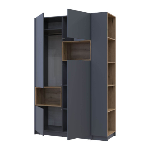 ДЕЙЛ Шафа 2 ДСП з нішею та етажеркою ДОРОС (DOROS)