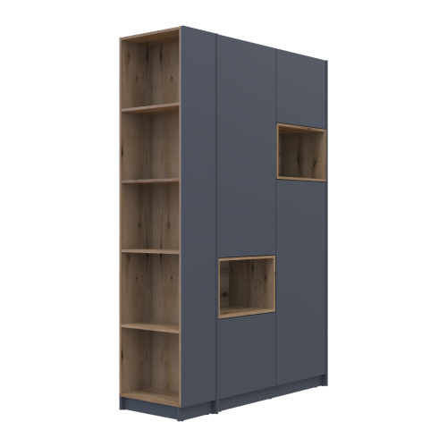 ДЕЙЛ Шафа 2 ДСП з нішею та етажеркою ДОРОС (DOROS)