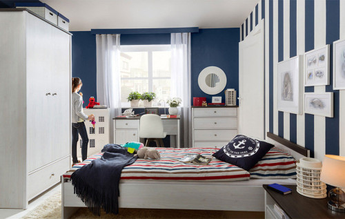 Фото шафи ПОРТО SZF2D1S БРВ (ВМК) в інтер'єрі спальні