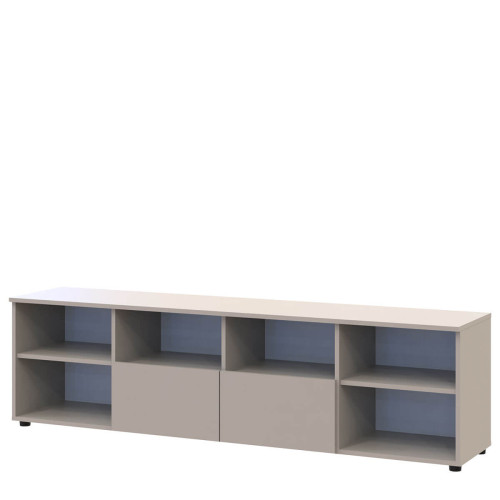 Фото комода РОН 4 ДОРОС (DOROS) 2Д 2Ш кашемір – вигляд збоку наповнення