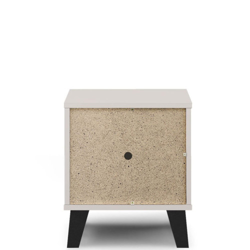 Фото приліжкової тумбочки BORG UNO 1S MEBELBOS кашемір –  тильна сторона